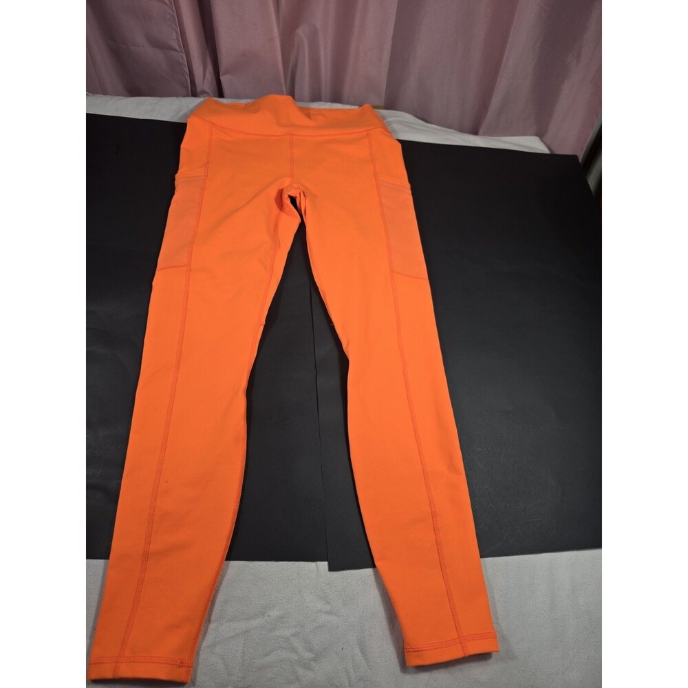 NWT- Fabletics Define PowerHold® High-Waisted 7/8 Legging Passion Orange-Size M - Picture 2 of 16